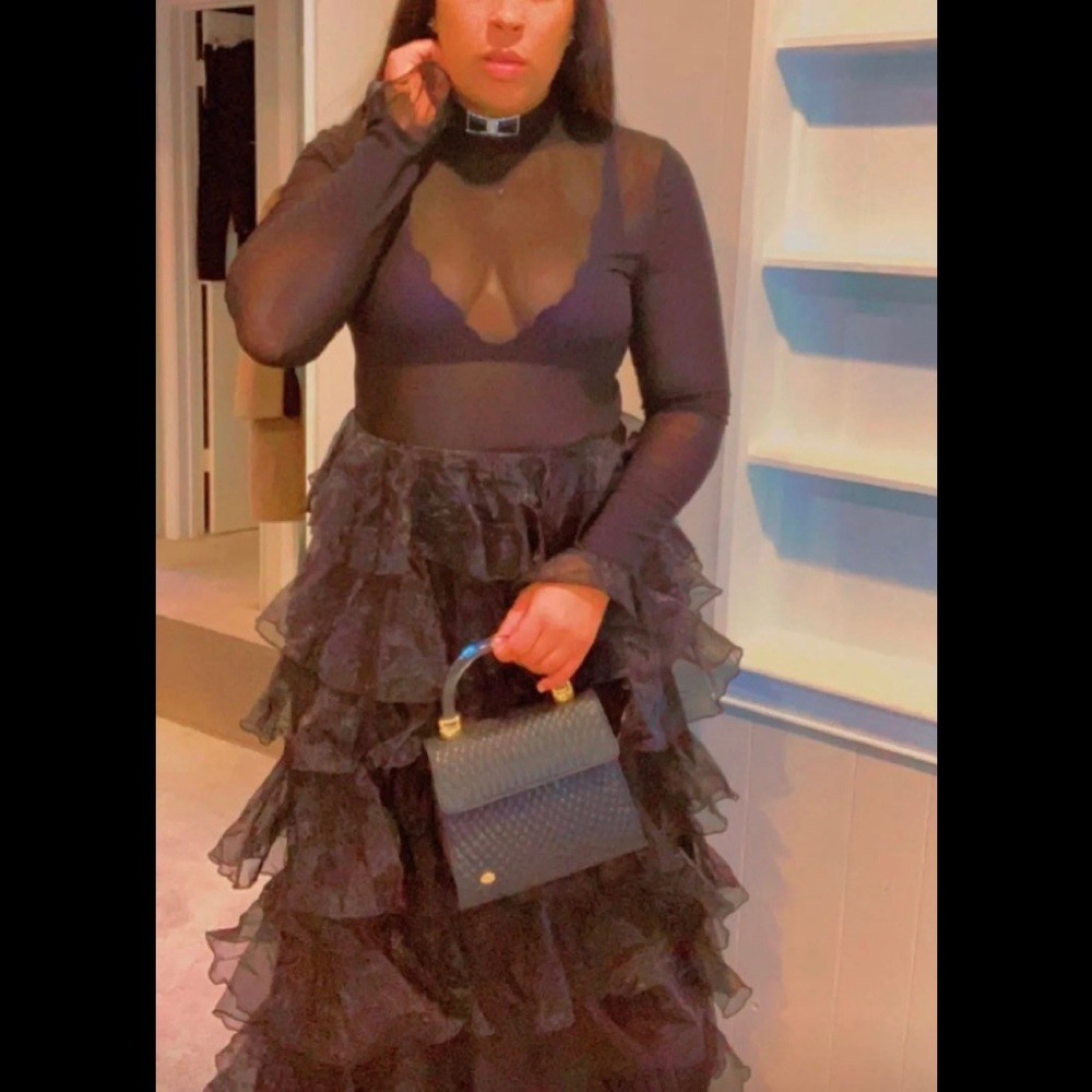 Black Sheer dress